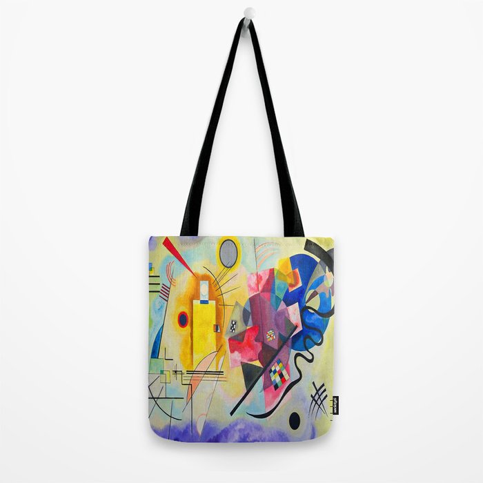 Wassily Kandinsky Yellow Red Blue Tote Bag Gallery Image 2