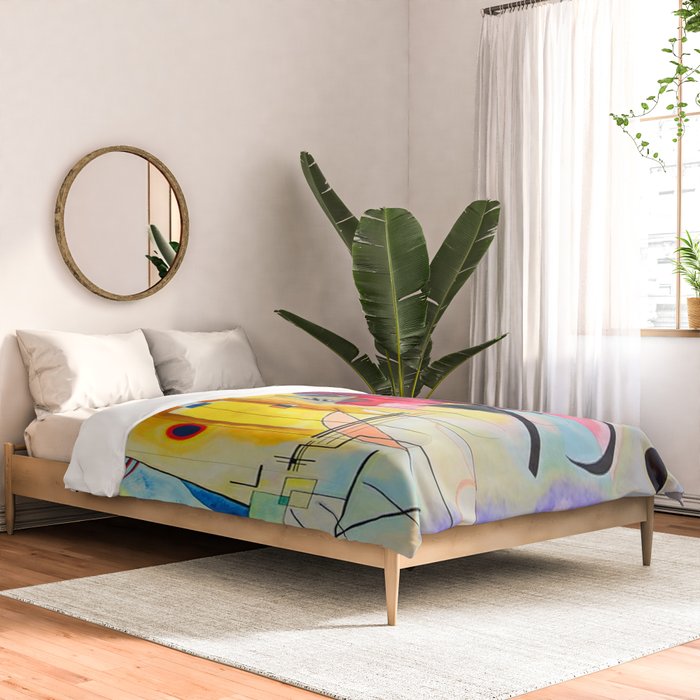 Wassily Kandinsky Yellow Red Blue Comforter Gallery Image 2