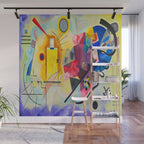 Wassily Kandinsky Yellow Red Blue Wall Mural Gallery Image 1