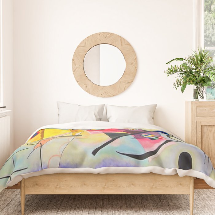 Wassily Kandinsky Yellow Red Blue Duvet Cover Gallery Image 3
