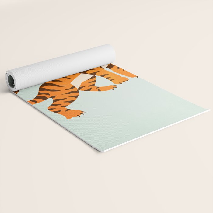 The Roar: Orange Tiger Edition Yoga Mat Gallery Image 2