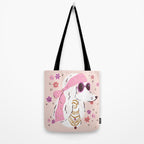 Festival Hippy Dog  Tote Bag Gallery Image 2