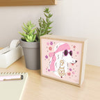 Festival Hippy Dog  Mini Art Print Gallery Image 2