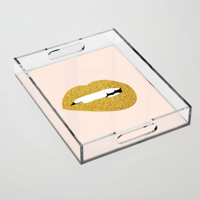 Don't Speak Evil #society6 #decor #buyart Acrylic Tray Gallery Image 1