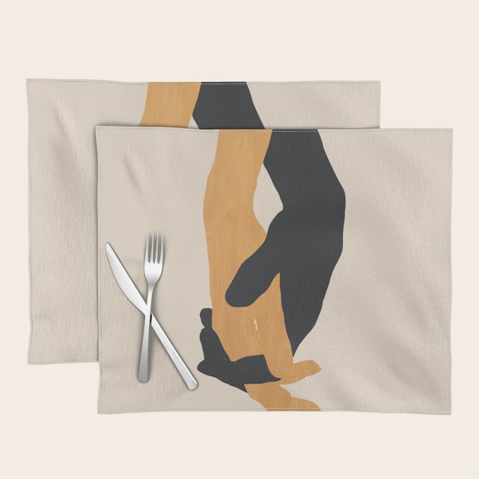 Holding Hands 2 Placemat Gallery Image 1