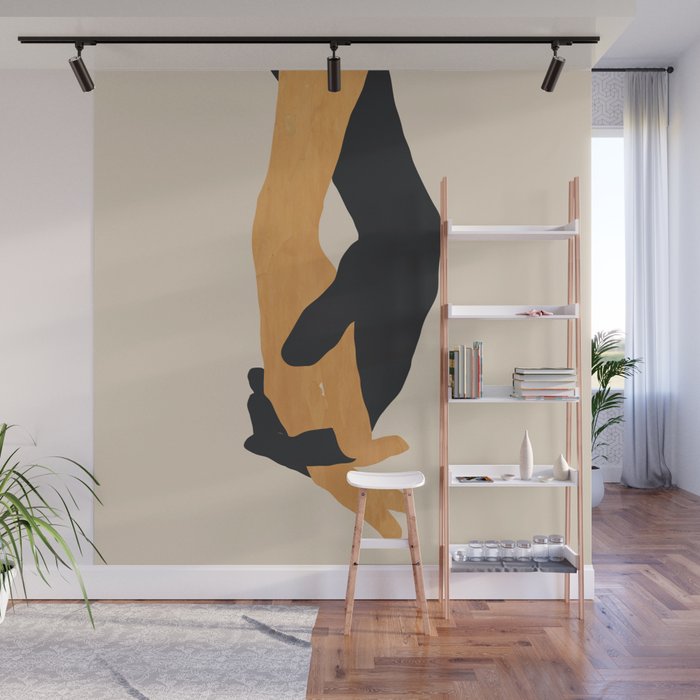 Holding Hands 2 Wall Mural Gallery Image 1