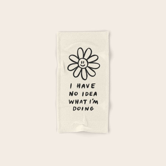 No Idea What I'm Doing Bath Towel Gallery Image 1