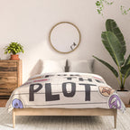 Do It For The Plot Y2k Stickers Comforter Gallery Image 3