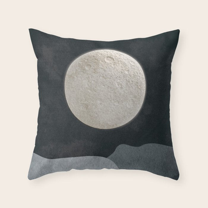 FULL MOON Throw Pillow Gallery Image 6