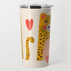 Cheetah Love Travel Mug Gallery Image 1