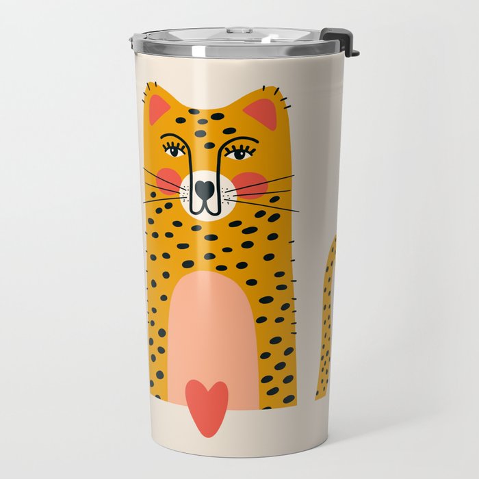 Cheetah Love Travel Mug Gallery Image 2