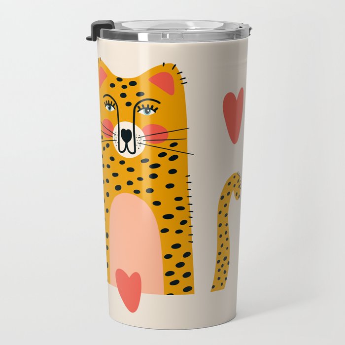 Cheetah Love Travel Mug Gallery Image 3