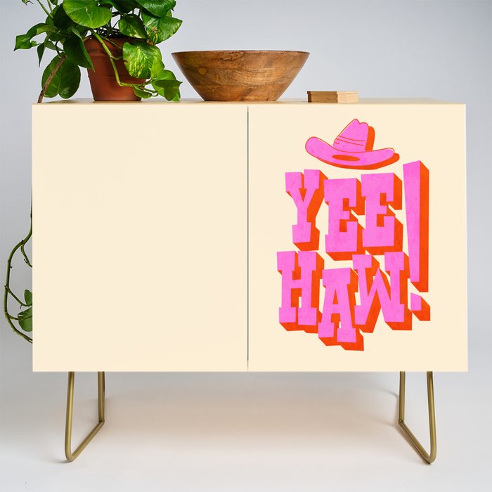 Yee Haw! Fun Cowboy Art Credenza Gallery Image 1