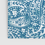 Paisley Indigo Nature Swirls Poster Gallery Image 3