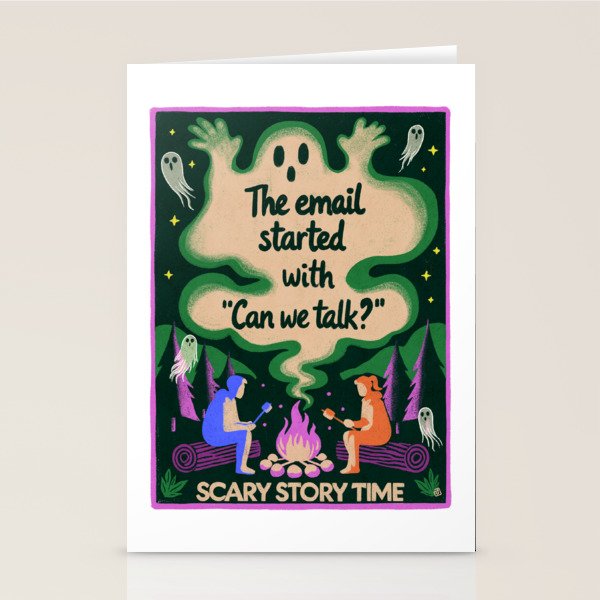 Scary story time Stationery Card Gallery Image 2