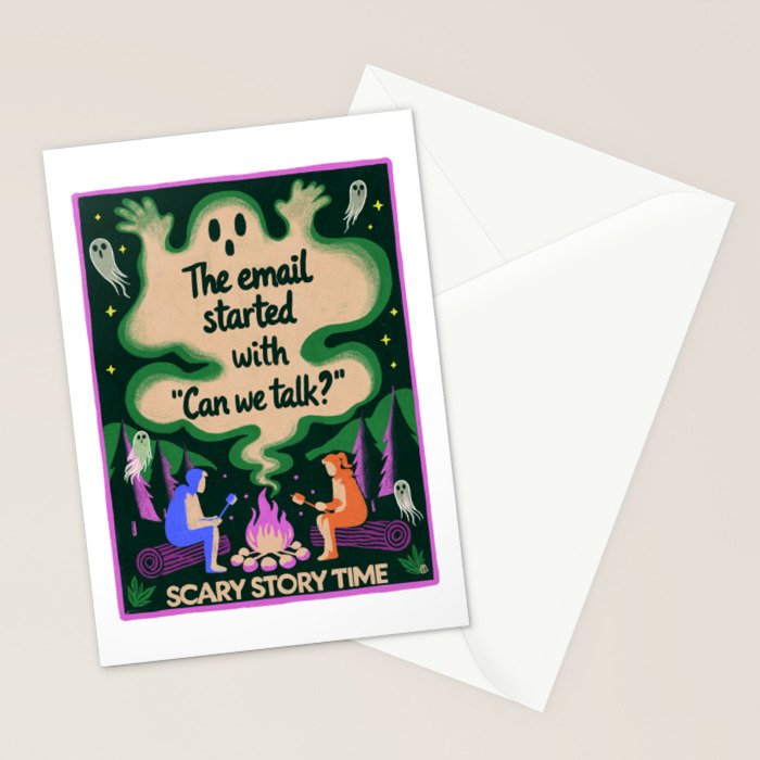 Scary story time Stationery Card Gallery Image 2