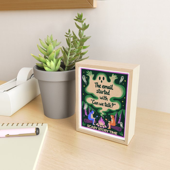 Scary story time Mini Art Print Gallery Image 2