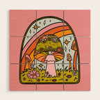 Capricorn Mushroom Wood Wall Art Gallery Image 1