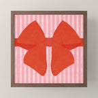 Red Bow Mini Art Print Gallery Image 2
