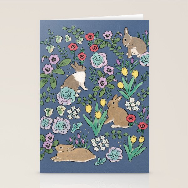 with early spring flowers Stationery Card Gallery Image 2