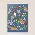 with early spring flowers Stationery Card Gallery Image 2
