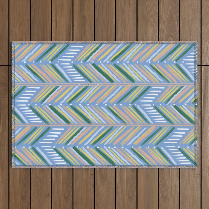 My Surf House, Ocean Outdoor Rug Gallery Image 1