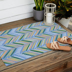 My Surf House, Ocean Outdoor Rug Gallery Image 2