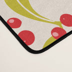 Wonderful ditsy holiday joy pink Desk Mat Gallery Image 4