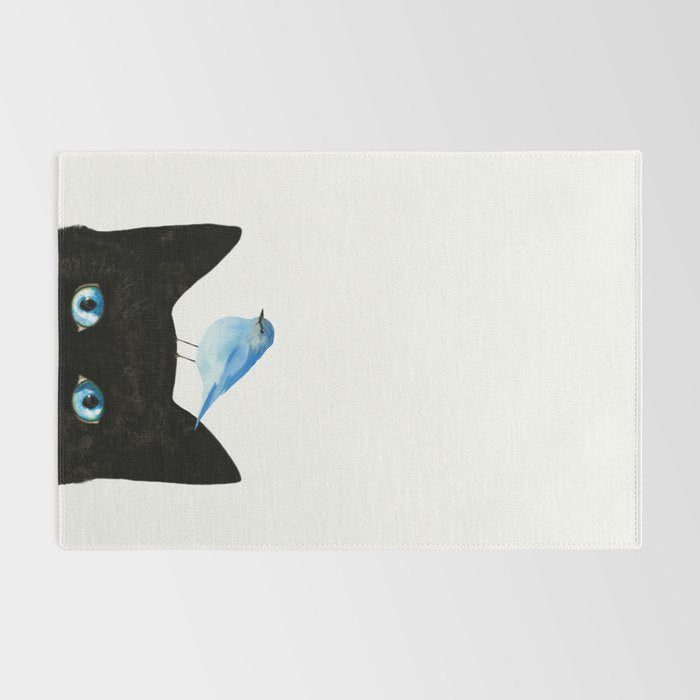 Cat and Bird Rug Gallery Image 2
