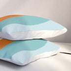 moab, teal & orange Pillow Sham Gallery Image 3
