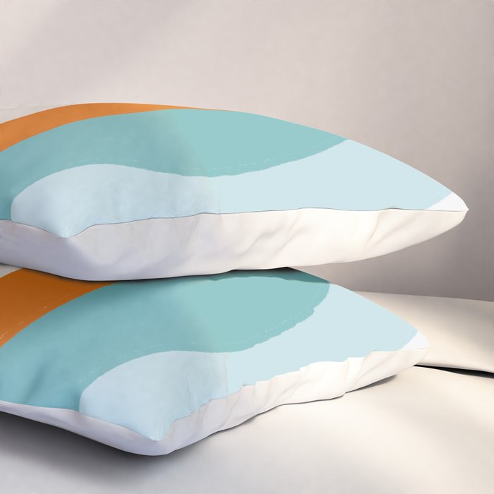 moab, teal & orange Pillow Sham Gallery Image 3