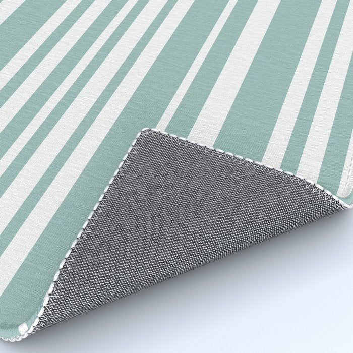 Classic Stripes XXXVII - Sage Green Rug Gallery Image 4