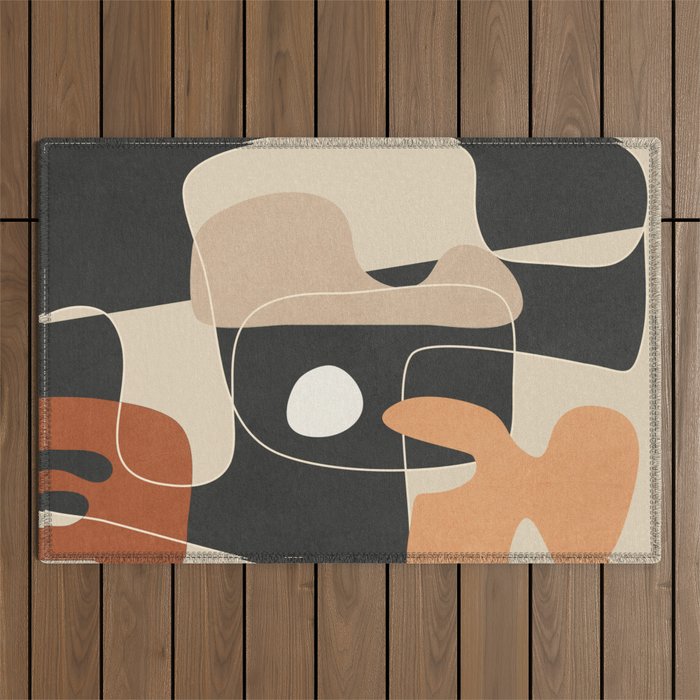 Organic Rhythms 7 Outdoor Rug Gallery Image 1
