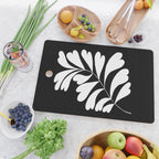 Love Palm Branch In Black  Cutting Board Gallery Image 2