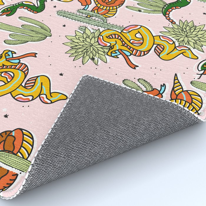 Join Or Die #illustration #wildlife #pattern Rug Gallery Image 4