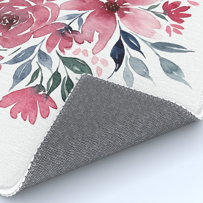 Modern Watercolor Florals No. 2 Rug Gallery Image 4