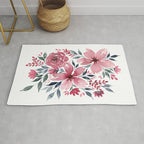 Modern Watercolor Florals No. 2 Rug Gallery Image 1