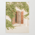 French Window Shutters Photo | Botanical Summer Art Print from Lyon | France Travel Photography Poster Gallery Image 4