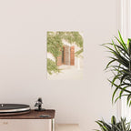 French Window Shutters Photo | Botanical Summer Art Print from Lyon | France Travel Photography Poster Gallery Image 2