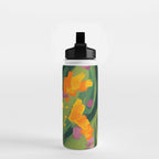 Abstract Floral Evening Water Bottle Gallery Image 2