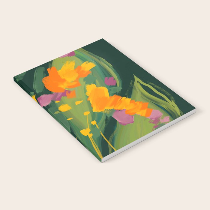 Abstract Floral Evening Notebook Gallery Image 1
