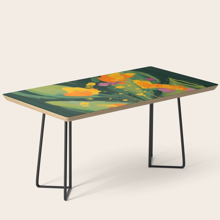 Abstract Floral Evening Coffee Table Gallery Image 1