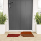 abstract retro shapes earthy 10 Welcome Mat Gallery Image 3