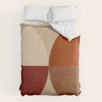 abstract retro shapes earthy 10 Comforter Gallery Image 6