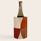abstract retro shapes earthy 10 Wine Chiller Gallery Image 1
