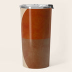abstract retro shapes earthy 10 Travel Mug Gallery Image 2