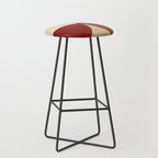 abstract retro shapes earthy 10 Stool Gallery Image 1