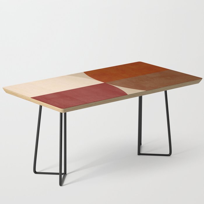 abstract retro shapes earthy 10 Coffee Table Gallery Image 1