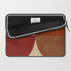 abstract retro shapes earthy 10 Laptop Sleeve Gallery Image 2