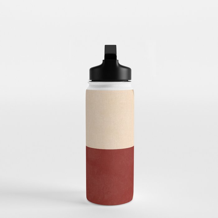abstract retro shapes earthy 10 Water Bottle Gallery Image 3